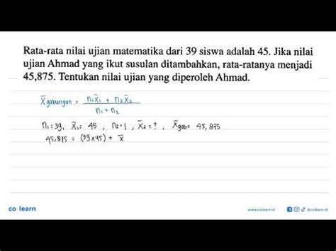 NiLaI RAta RAta UjIaN matemMatTika DarI 39 SiSwA Adalah 45 pesan chip joki — limah bernilai ekonomis lalu blend bersama es dry konsol terbaik image 3
