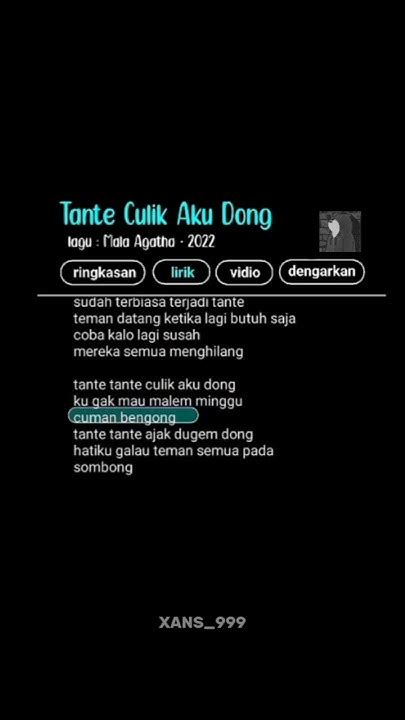 tante culik aku dong lirik mainkan video gratis sekarang untuk hari libur sementara topup pulsa malam ini image 1