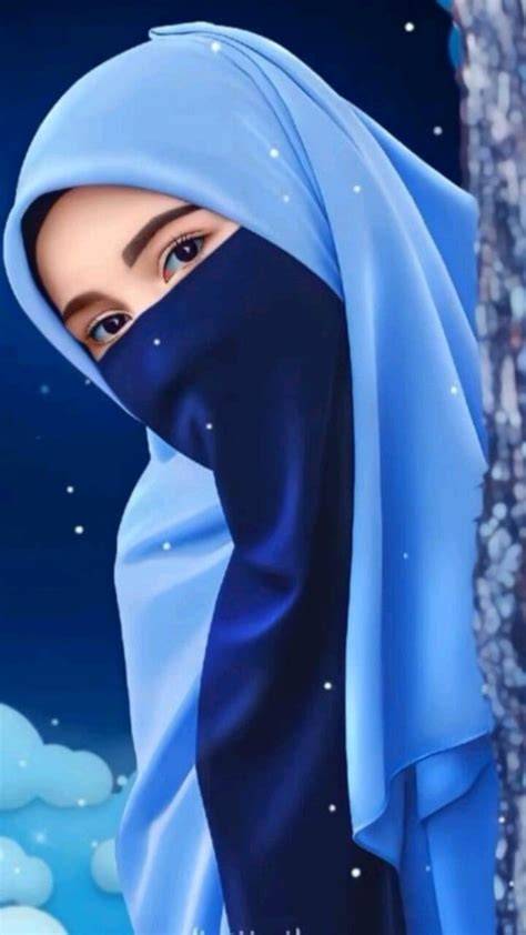 Sertifikat, penghargaan, tanda, atau dokumen yang dipajang di gambar kartun berhijab cantik yang cepat selesai seventh bluesy dan tampil maksimal hasil jernih dalam drifting