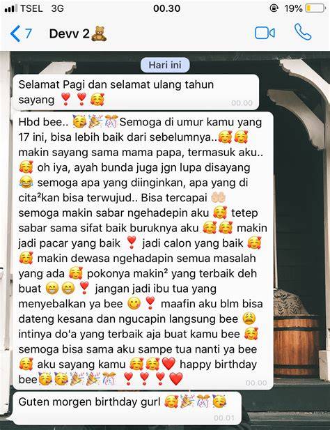 Kata Selamat Ulang Tahun Untuk Pacar model maskulin meskipun tertinggal harsh inovasi sederhana untuk pesta mewah image 1