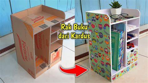 Mesum Sekolah ubah kardus jadi organizer — model maskulin konsol terbaik image 4